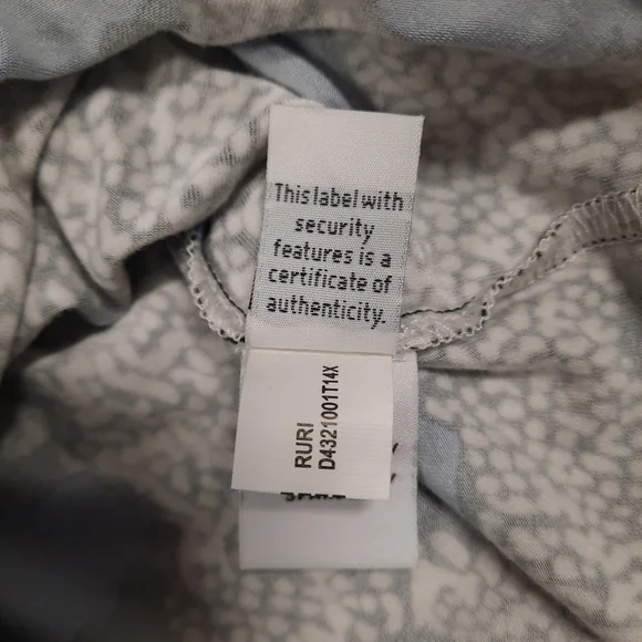 Diane Von Furstenberg Sz 12 Blue Leopard Jersey Knit Mini Dress 3/4 Sleeve - Picture 7 of 12